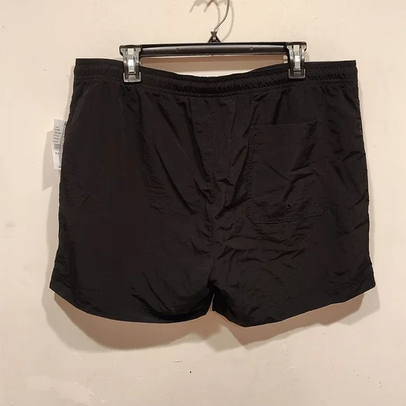 Pacsun NWT Men's Black Floral Swim Trunks Shorts Sz XL Beach Vacation Travel - Picture 6 of 6